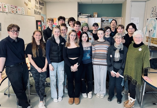 Fair Vote Yukon presents at a secondary school